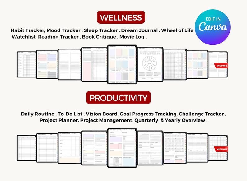 MRR/PLR - Ultimate Done-For-You Master Resell Rights Digital Planner-2025, 2026, 2027 & Undated - Image 6